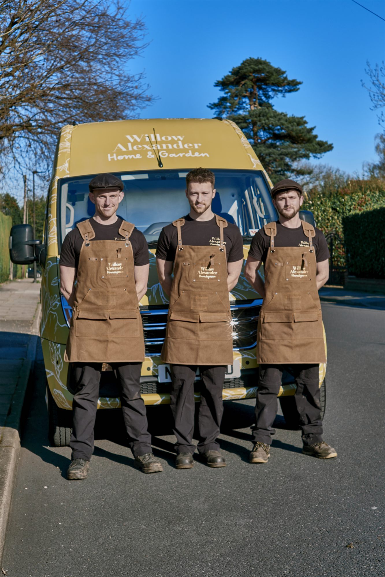 A Willow Alexander handyman team beside the van